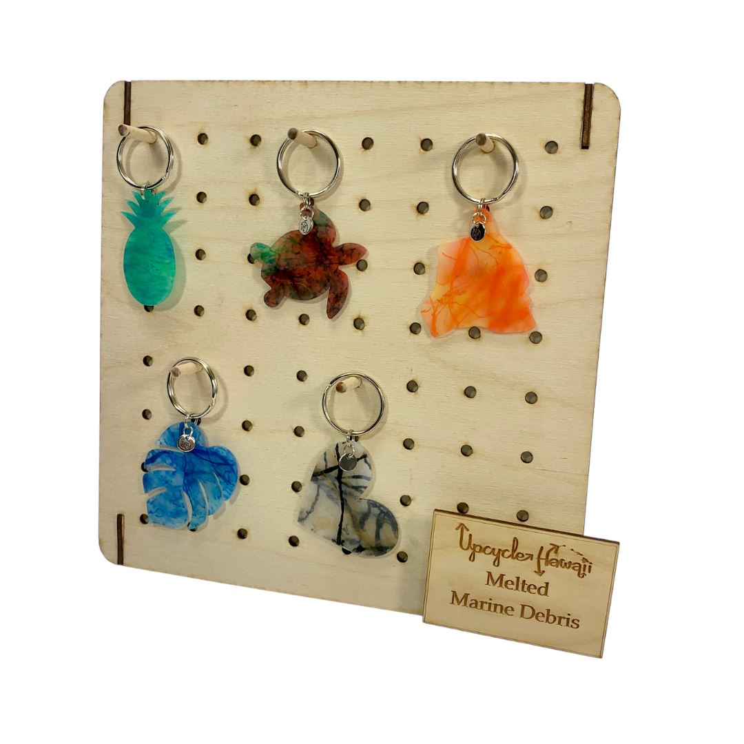 Upcycled keychain store